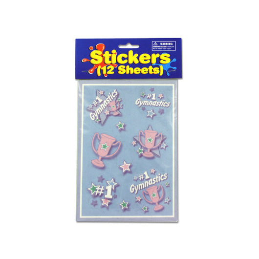 Gymnastics Sticker Sheets