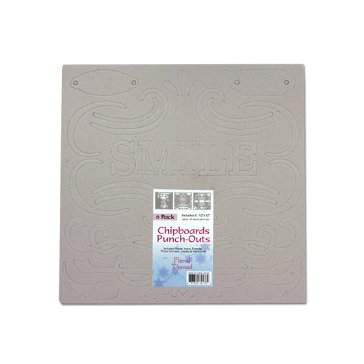 Flourish & Word Chipboards