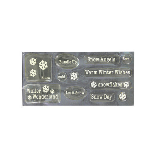Epoxy Winter-Themed Stickers