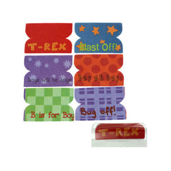 72 Little Boy Plastic Index Tabs
