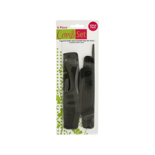 6 piece Hair Comb Set