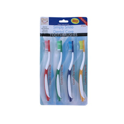 4 Pack Toothbrushes