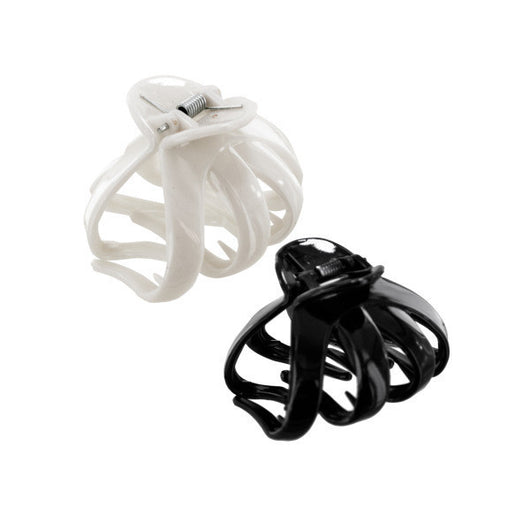Hair Jaw Clip 9899 Black/Wt.