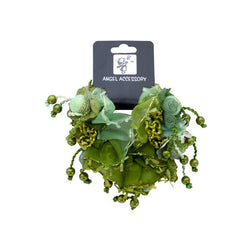 Hair Scrunchi Flowers/Beads Assorted Colors