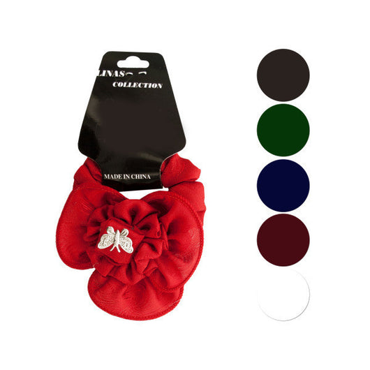 Mini Butterfly/Ruffle Accent Hair Twister