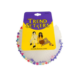 Circular Flexible Beaded Hair Comb Headbands Set