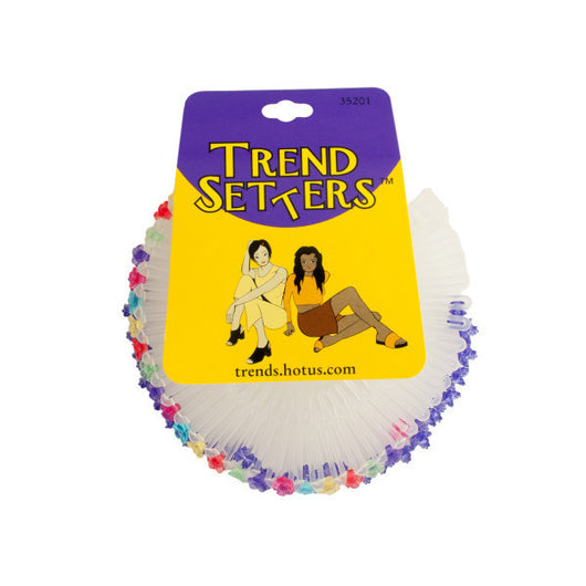 Circular Flexible Beaded Hair Comb Headbands Set