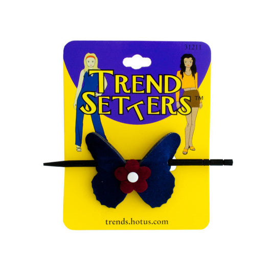 Butterfly Hair Clip With Wooden Stick
