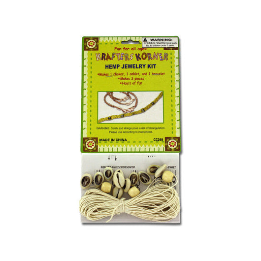 Do-It-Yourself Hemp Jewelry Kit