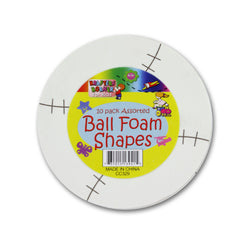 10 pack Sports Ball Foam Shapes