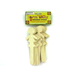 Wood Shapes, Assorted, Pack Of 12