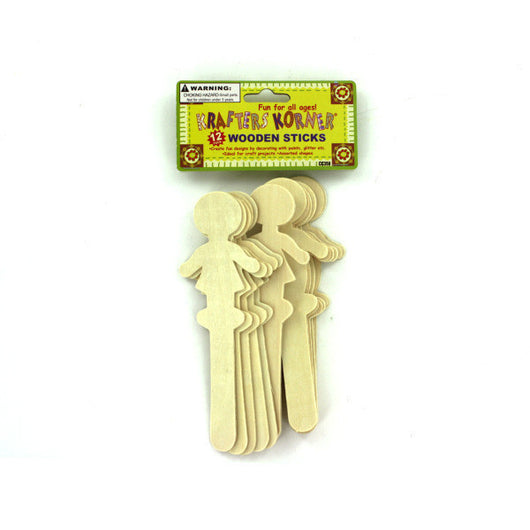 Wood Shapes, Assorted, Pack Of 12