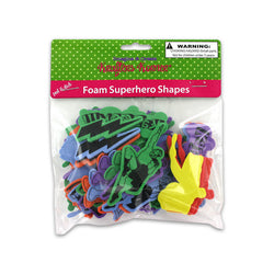 Super Heroes Sticky Foam Shapes