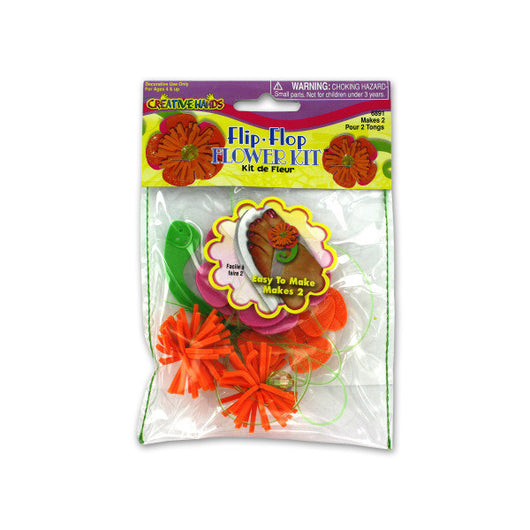 Foam Flip Flop Flower Decorating Kit