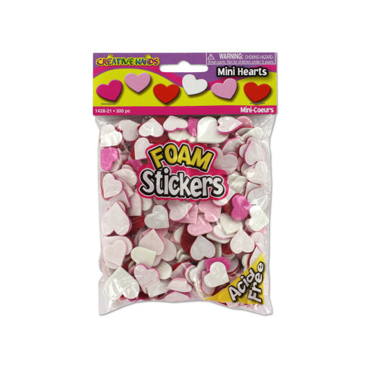 Foam Heart Stickers