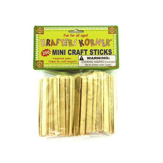 Miniature Wood Craft Sticks