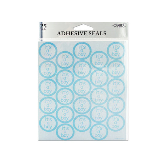 It's A Boy Adhesive Seals