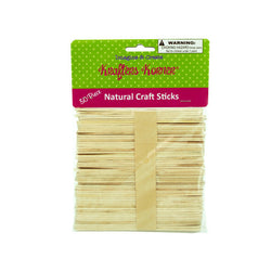 50 Natural Wood Craft Sticks