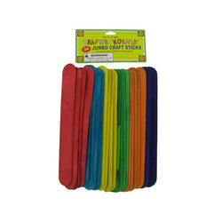 Jumbo Colored Craft Sticks