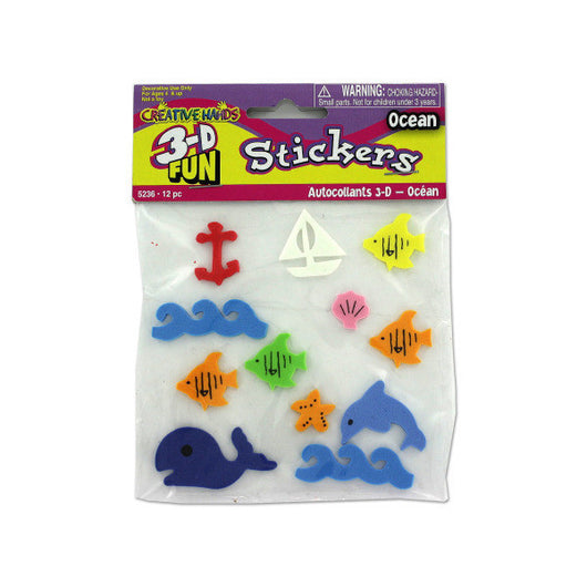 Foam Ocean Themed Stickers
