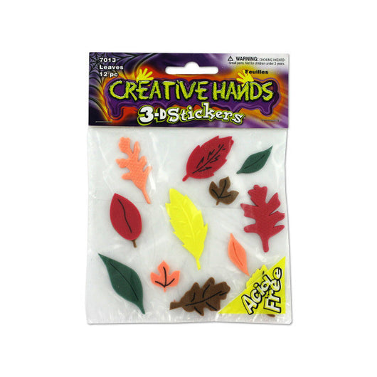 3-D Foam Leaf Stickers