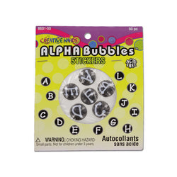 Alpha Bubble Stickers