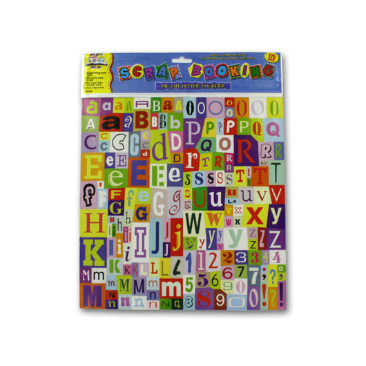 Large Set Die-Cut Letter Stickers