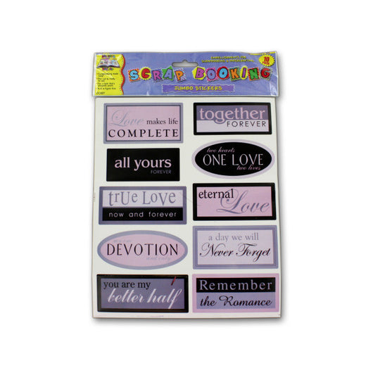 Sentiment Scrap Book Stickers