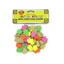 Apple-Shape Foam Stickers