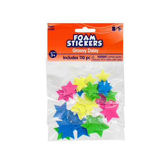 Glow In The Dark Foam Stars Stickers