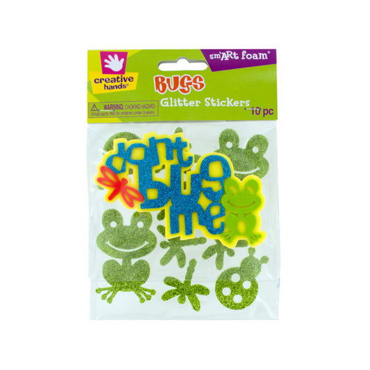 Foam Bugs Glitter Stickers