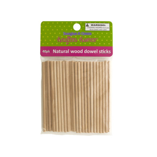 Natural Wood Dowel Sticks
