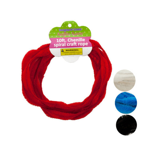 Chenille Spiral Craft Rope