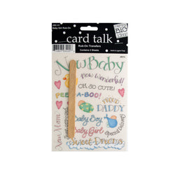 Baby Girl Rub-On Transfers