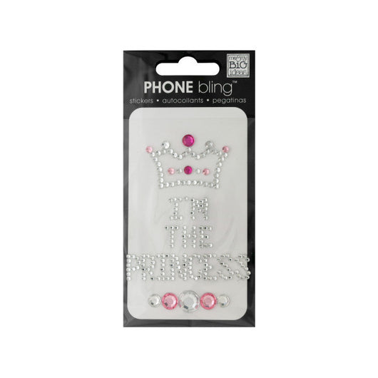 I'M The Princess Phone Bling Removable Stickers