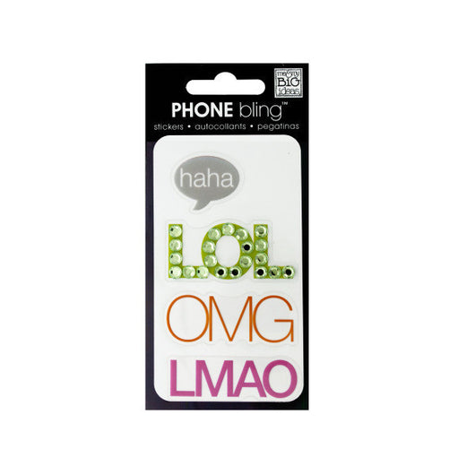 Lots Of Laughs Phone Bling Removable Stickers