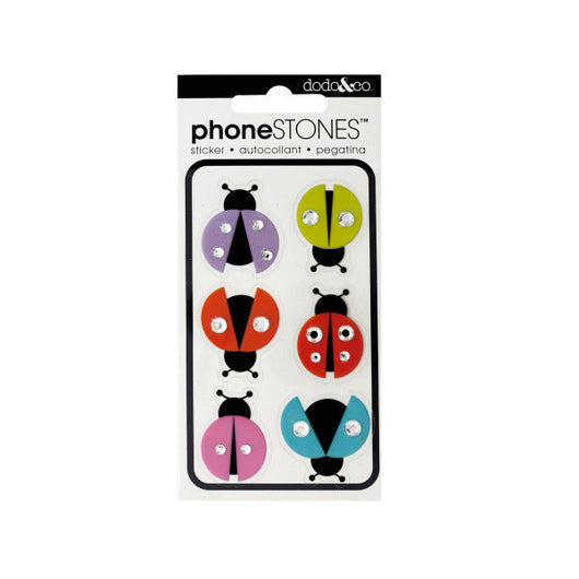 Ladybug Phone Stones Stickers