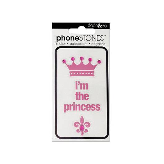 I'M The Princess Phone Stones Stickers