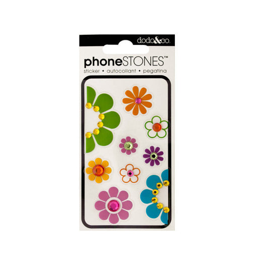 Flower Power Phone Stones Stickers