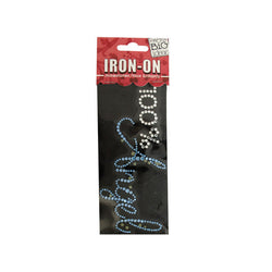 100% Angel' Rhinestone Iron-On Transfer