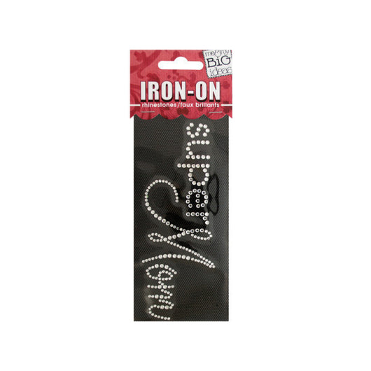 Super Mom' Rhinestone Iron-On Transfer