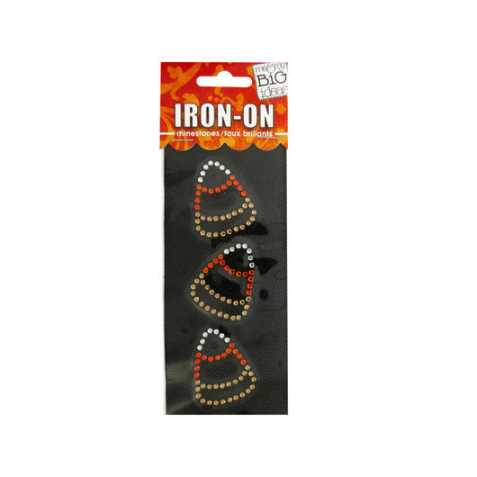 Candy Corn Rhinestone Iron-On Transfer