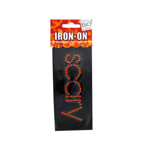 Scary' Rhinestone Iron-On Transfer