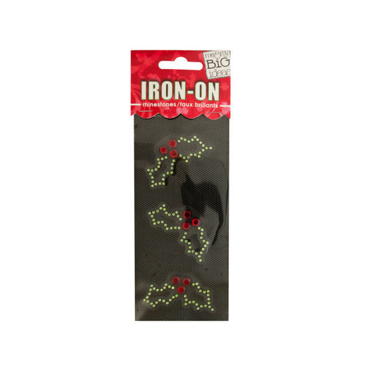 Holly Rhinestone Iron-On Transfer