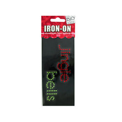 Jingle Bell's Rhinestone Iron-On Transfer