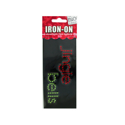 Jingle Bell's Rhinestone Iron-On Transfer