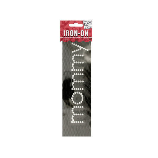 Mommy' Rhinestone Iron-On Transfer