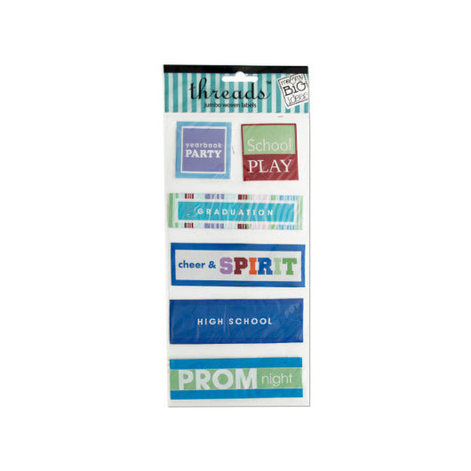 High School Jumbo Woven Labels