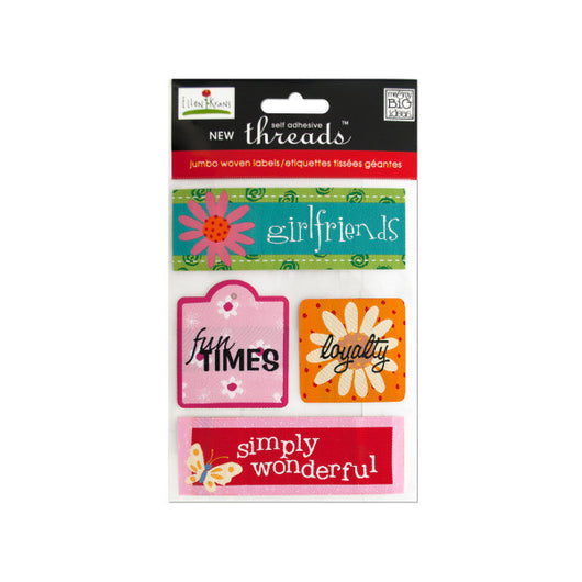 Girlfriends Jumbo Woven Labels