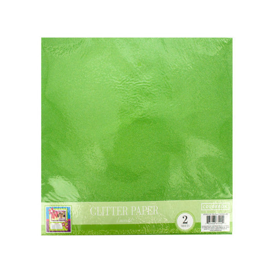 Emerald Glitter Craft Paper